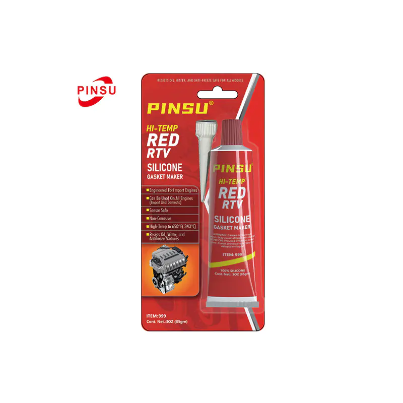 PINSU - Vòng đệm silicon chịu nhiệt độ cao RTV màu đỏ/đen/xám - Chất bịt kín chống thấm cấp ô tô/công nghiệp